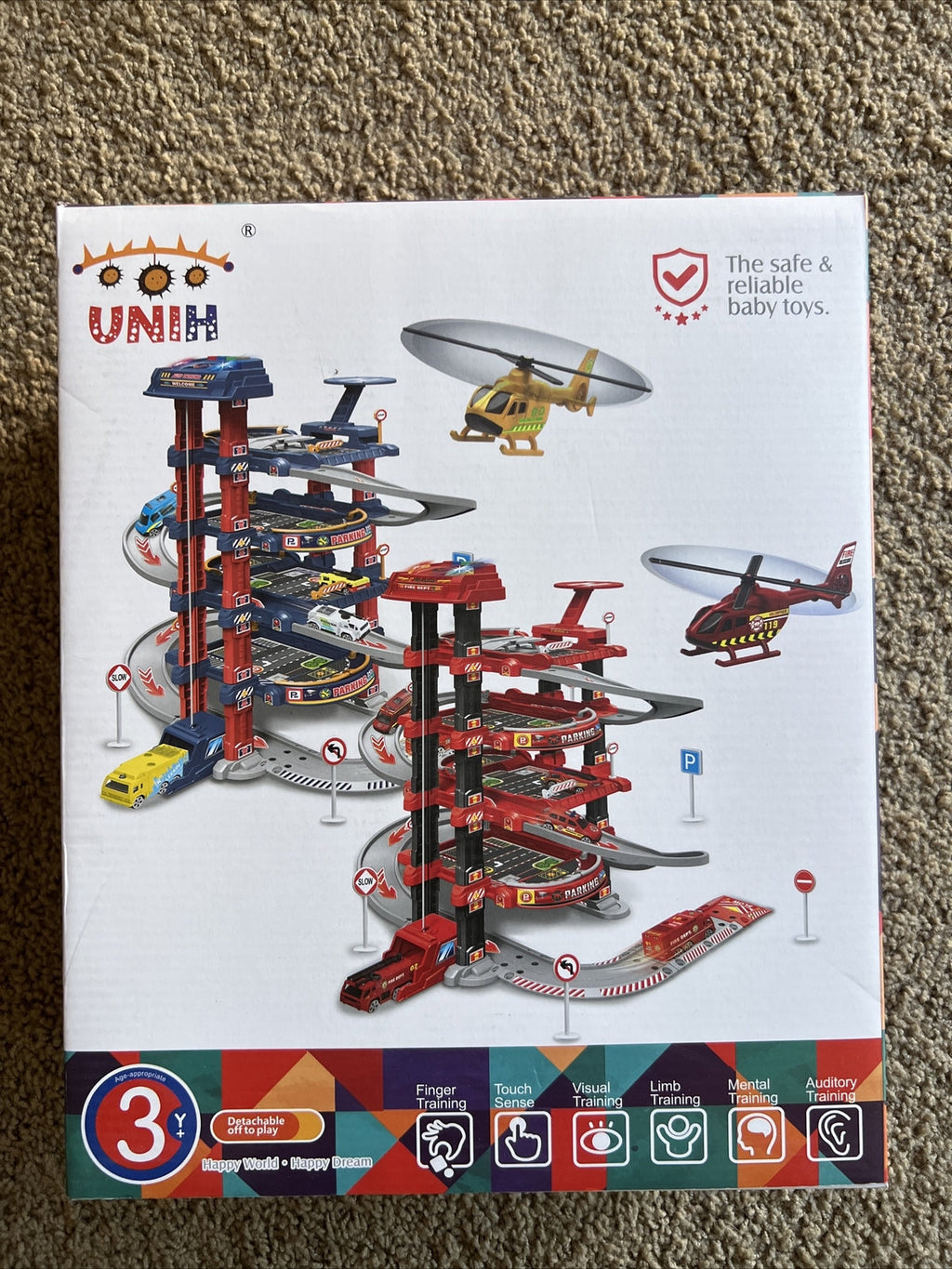Kids' Racing Garage & Car Ramp Playset