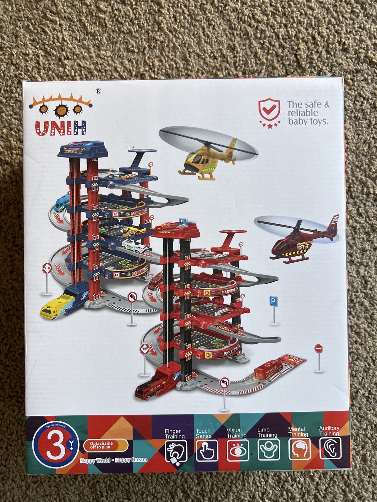 Kids' Racing Garage & Car Ramp Playset