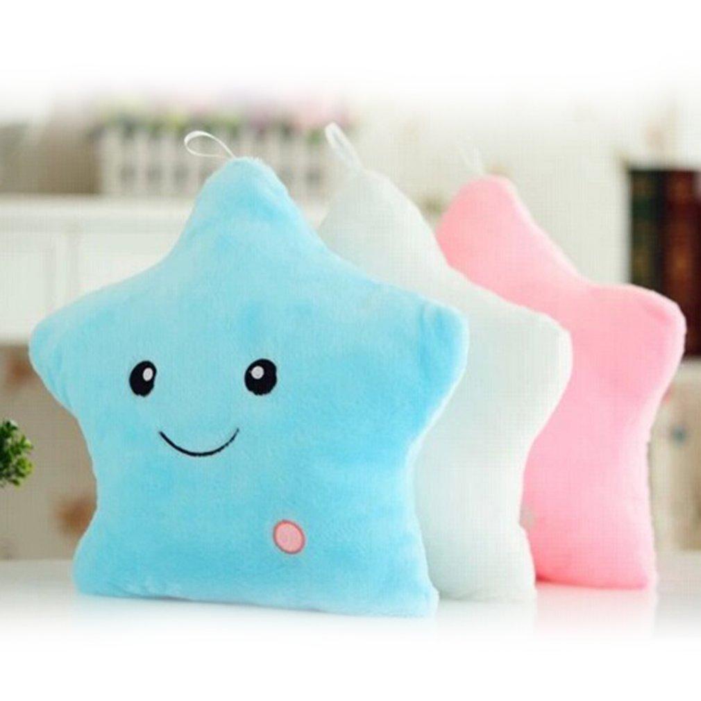 Light-Up Plush Star Pillow with LED Light