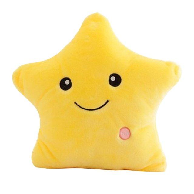 Light-Up Plush Star Pillow with LED Light