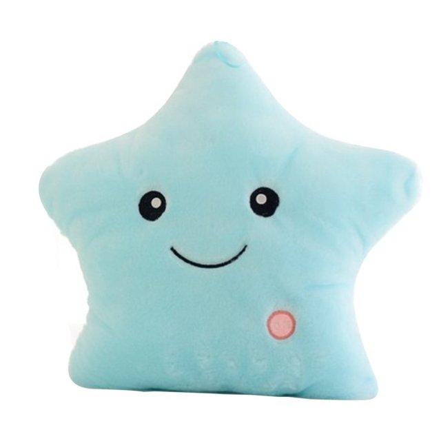Light-Up Plush Star Pillow with LED Light
