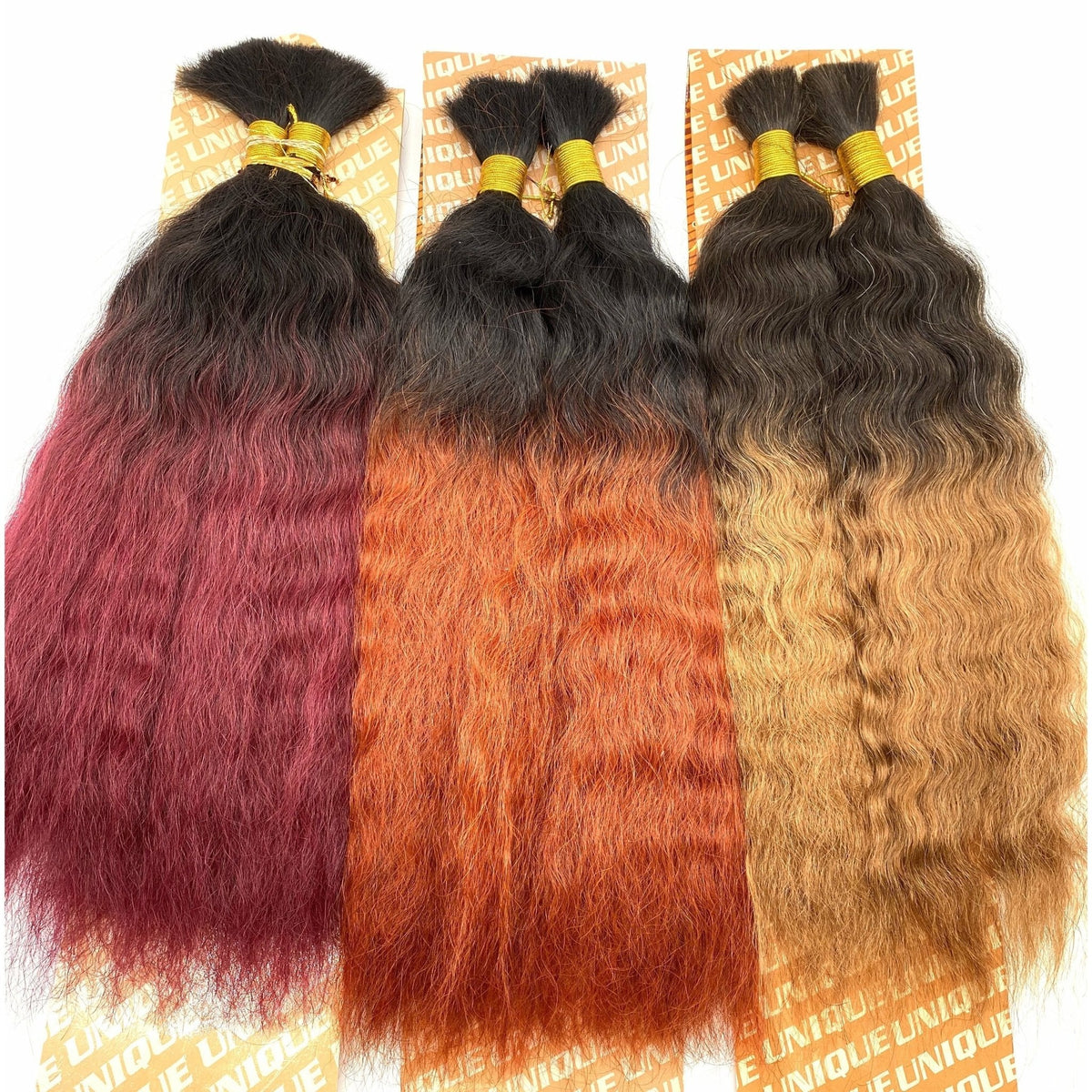 VIP Extensions Unique’s Super Bulk Human Hair, 18 Inches