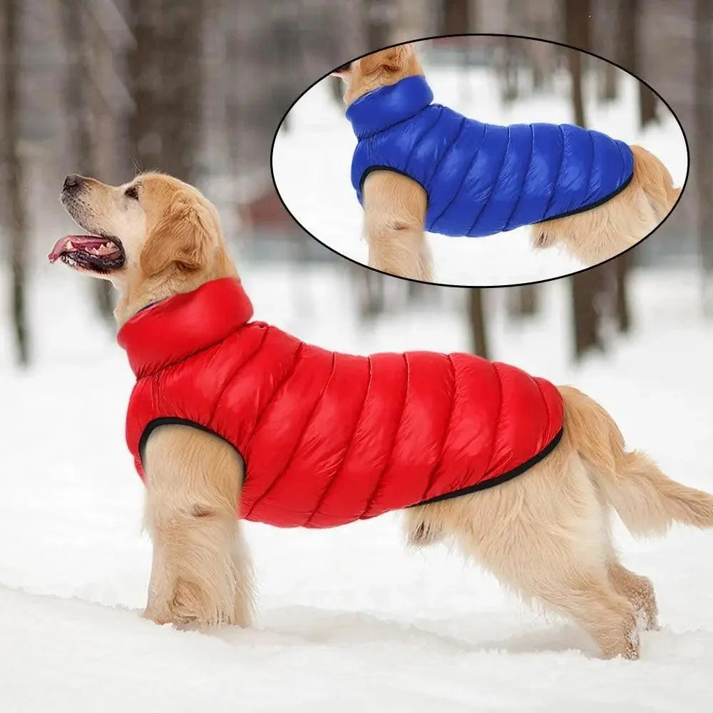 Warm Winter Dog Clothes Vest Reversible Dogs Jacket Coat 3 Layer Thick Pet Clothing Waterproof Outfit for Small