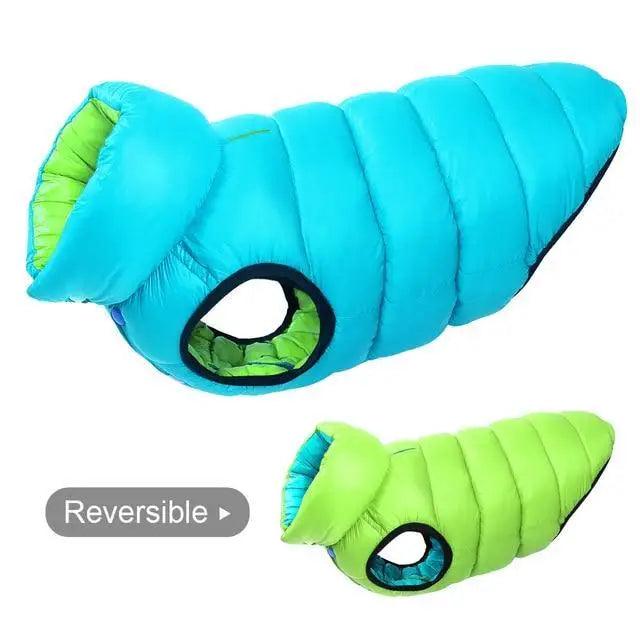 Warm Winter Dog Clothes Vest Reversible Dogs Jacket Coat 3 Layer Thick Pet Clothing Waterproof Outfit for Small