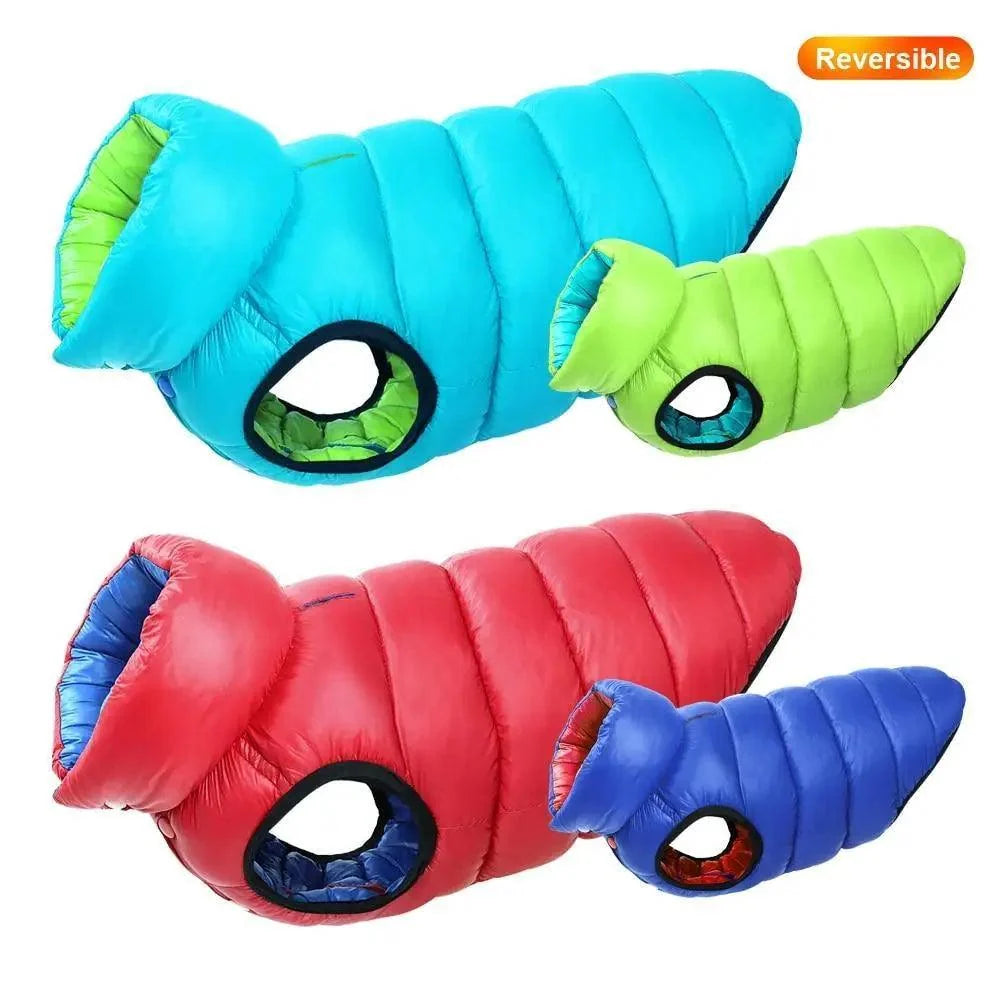 Warm Winter Dog Clothes Vest Reversible Dogs Jacket Coat 3 Layer Thick Pet Clothing Waterproof Outfit for Small