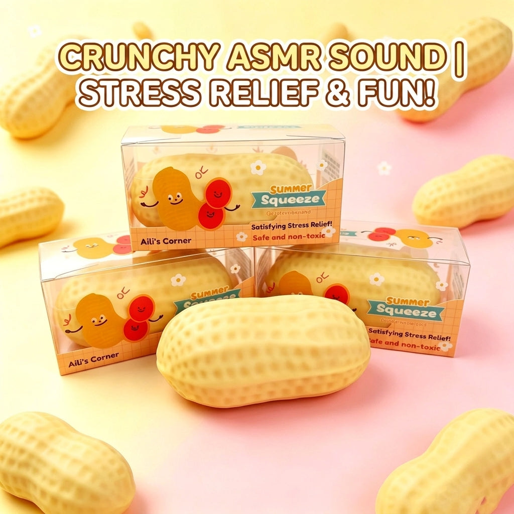 Crunchy Peanut Squishy Sensory Fidget Toy