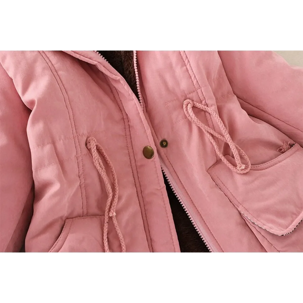 Women’s Slim-Fit Hooded Winter Parka