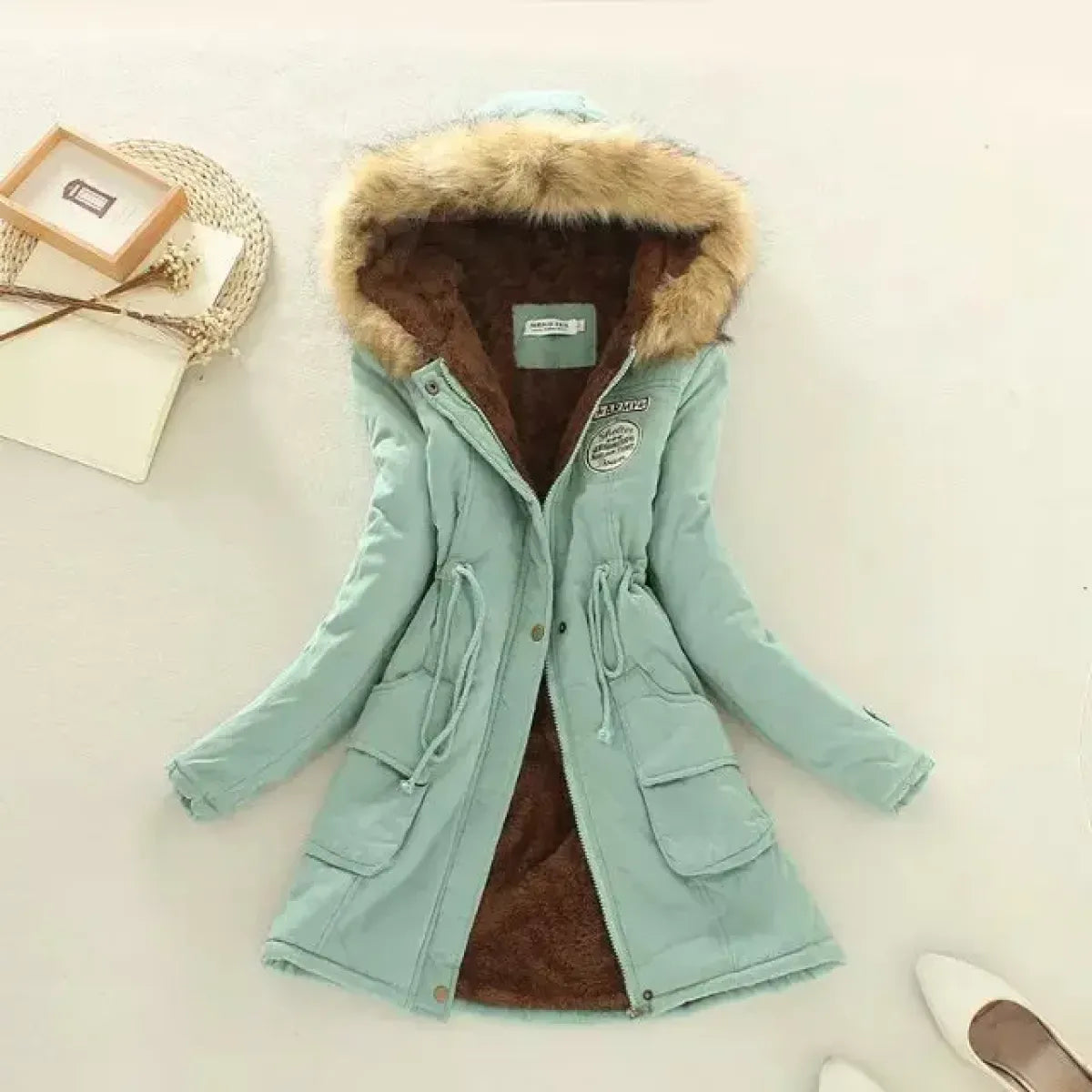 Women’s Slim-Fit Hooded Winter Parka