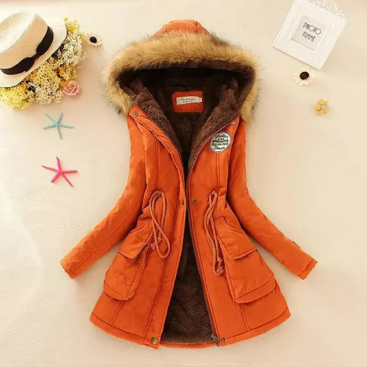 Women’s Slim-Fit Hooded Winter Parka