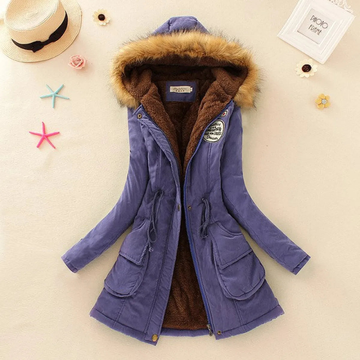 Women’s Slim-Fit Hooded Winter Parka