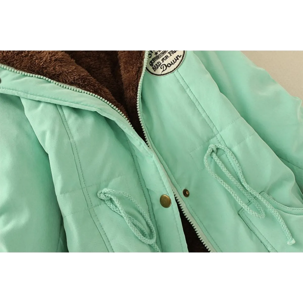 Women’s Slim-Fit Hooded Winter Parka