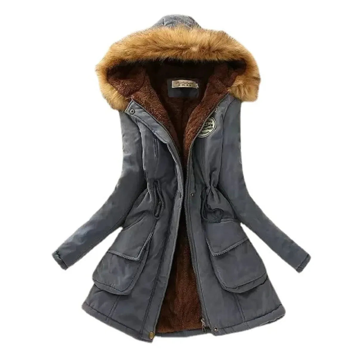 Women’s Slim-Fit Hooded Winter Parka