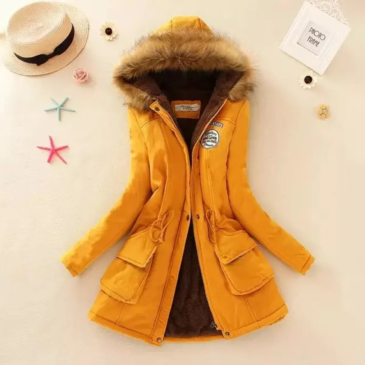 Women’s Slim-Fit Hooded Winter Parka
