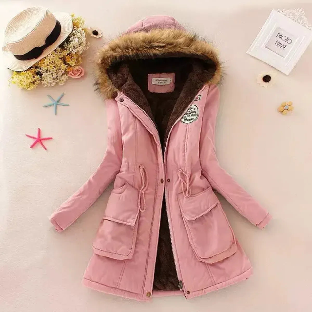 Women’s Slim-Fit Hooded Winter Parka