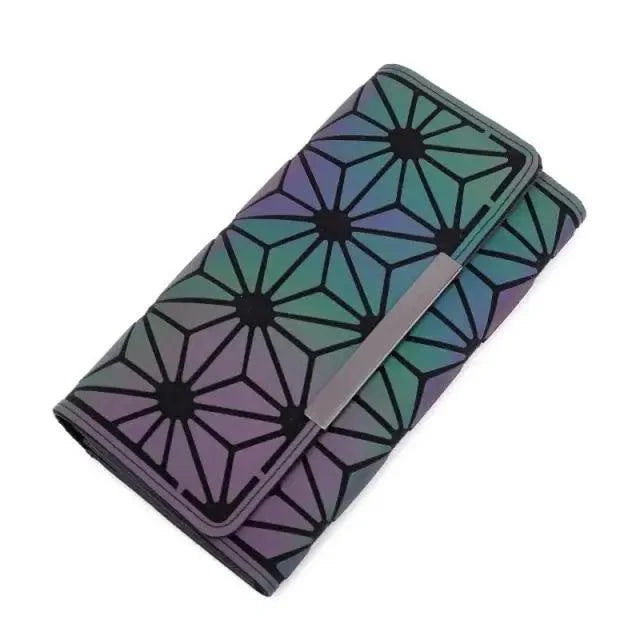 Women’s Vintage Long Wallet with Zipper Pocket