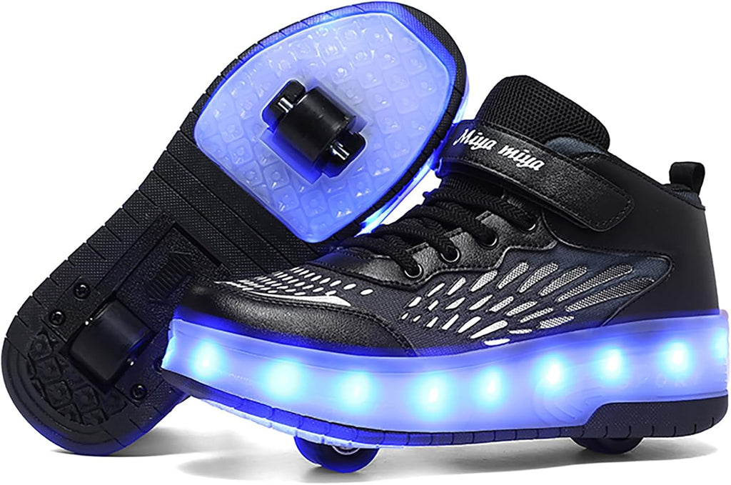 Wooowyet USB-Rechargeable LED Roller Skate Shoes