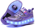 Wooowyet USB-Rechargeable LED Roller Skate Shoes