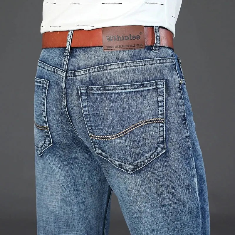 Withinlee Men's Stretch Straight-Leg Jeans