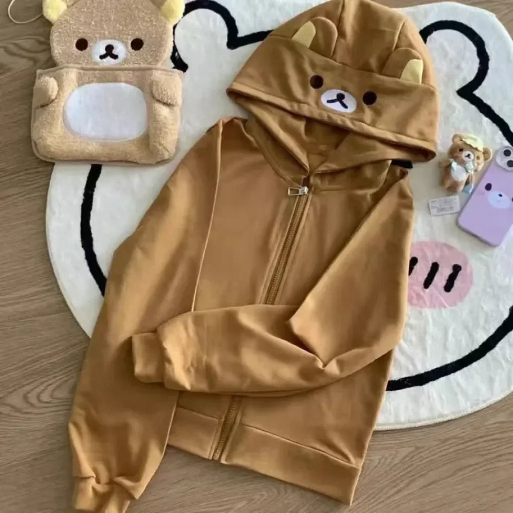 Y2K Cartoon Zip-Up Hoodie