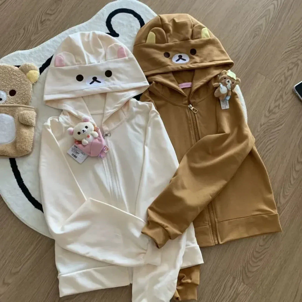 Y2K Cartoon Zip-Up Hoodie