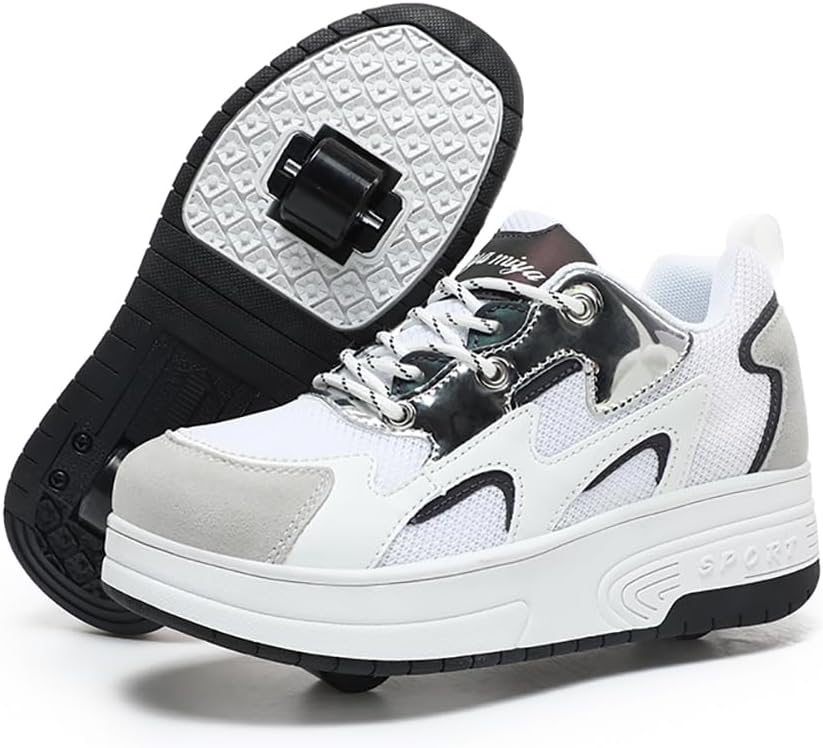 Ylllu Kids’ Light-Up Single-Wheel Roller Shoes
