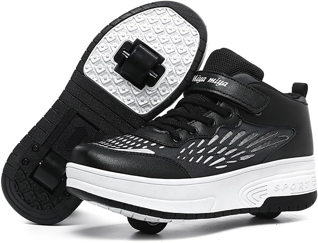 Ylllu Kids’ Light-Up Single-Wheel Roller Shoes