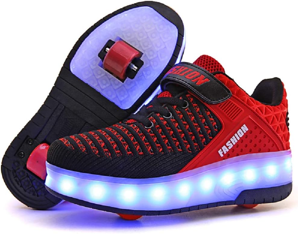 Ylllu Kids’ Light-Up Single-Wheel Roller Shoes