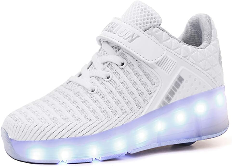 Ylllu Kids’ Light-Up Single-Wheel Roller Shoes