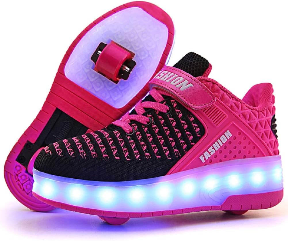 Ylllu Kids’ Light-Up Single-Wheel Roller Shoes