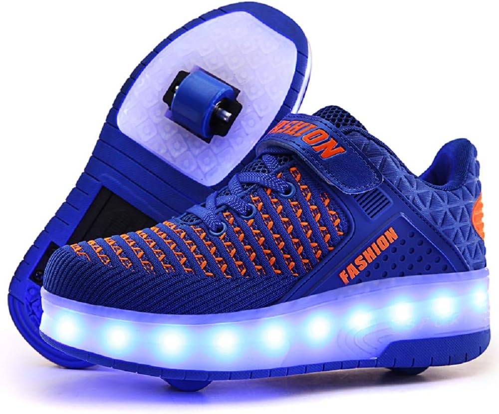 Ylllu Kids’ Light-Up Single-Wheel Roller Shoes