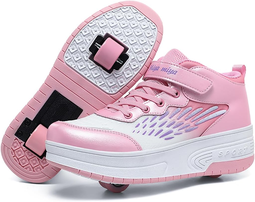 Ylllu Kids’ Light-Up Single-Wheel Roller Shoes