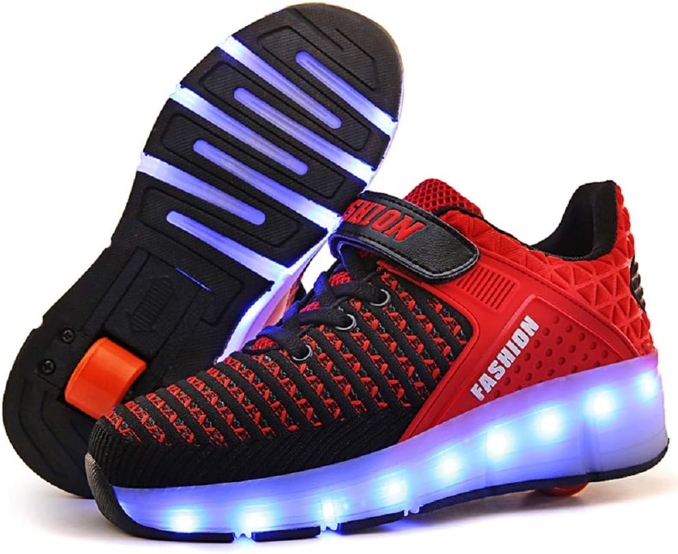 Ylllu Kids’ Light-Up Single-Wheel Roller Shoes