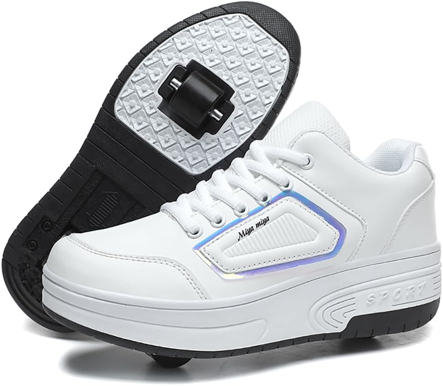 Ylllu Kids’ Light-Up Single-Wheel Roller Shoes