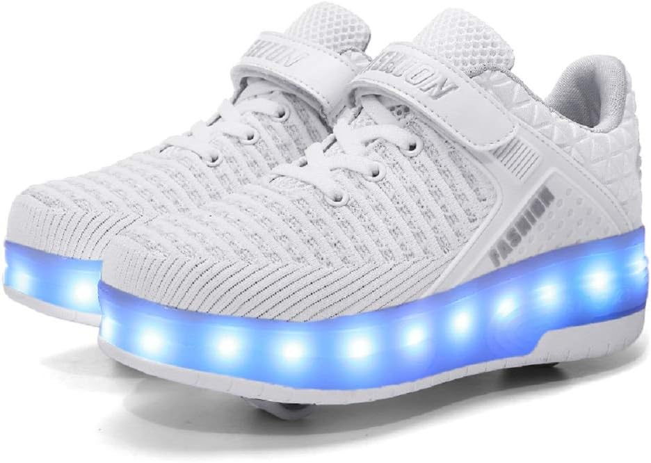 Ylllu Kids’ Light-Up Single-Wheel Roller Shoes