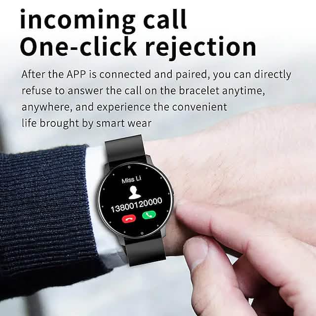 ZL02 Fitness Smartwatch — 1.28-Inch IPS Touchscreen