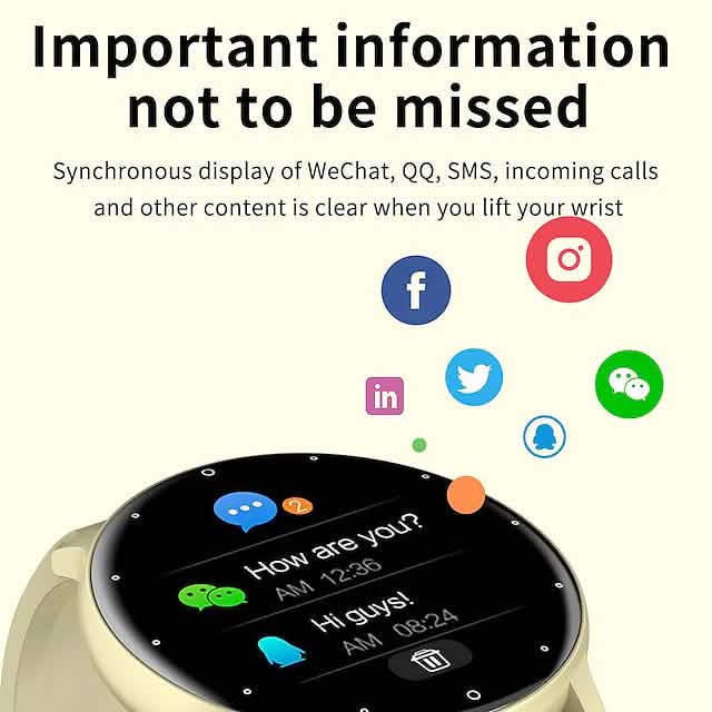 ZL02 Fitness Smartwatch — 1.28-Inch IPS Touchscreen